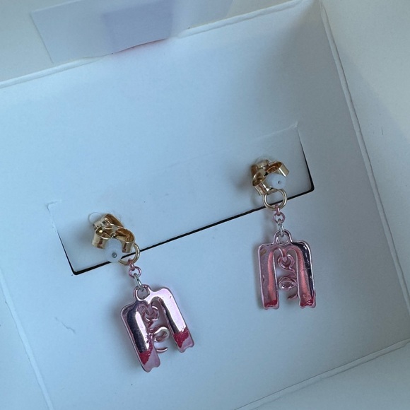 *FREE SHIPPING* Betsey Johnson Santa Piggy Earrings - Picture 2 of 2